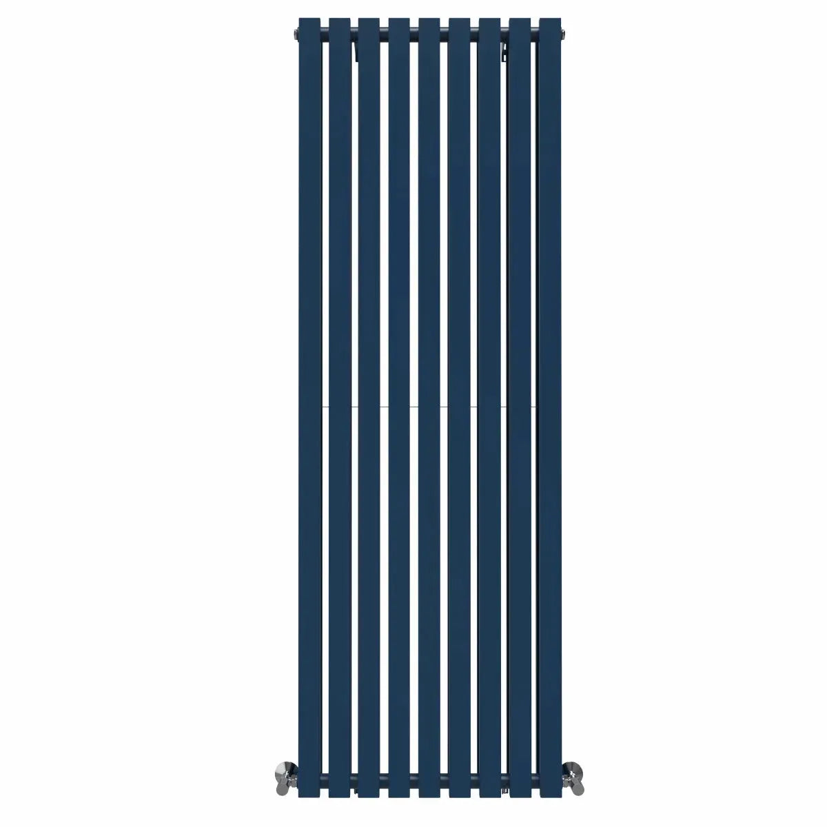 Teramo - Modern vertical flat panel radiator sapphire blue