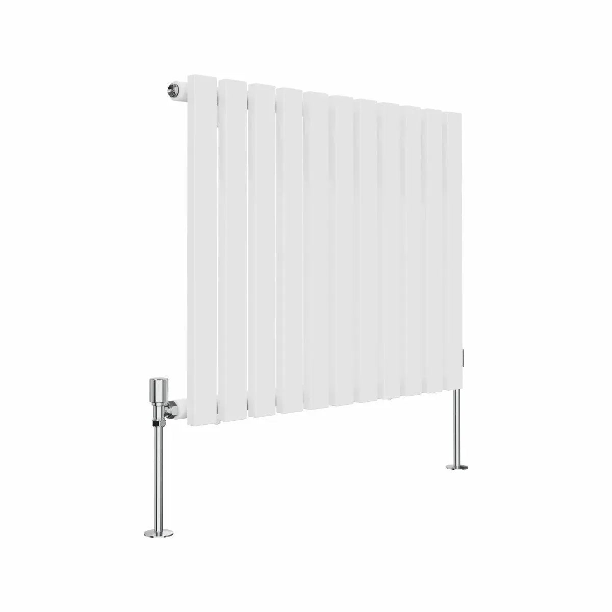 Teramo - Modern horizontal flat panel radiator white