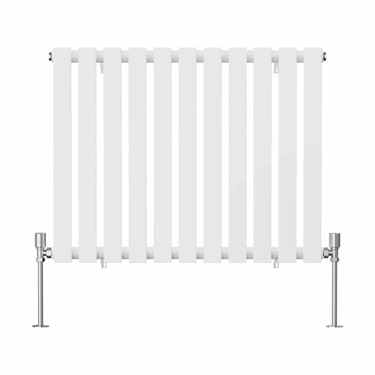 Teramo - Modern horizontal flat panel radiator white