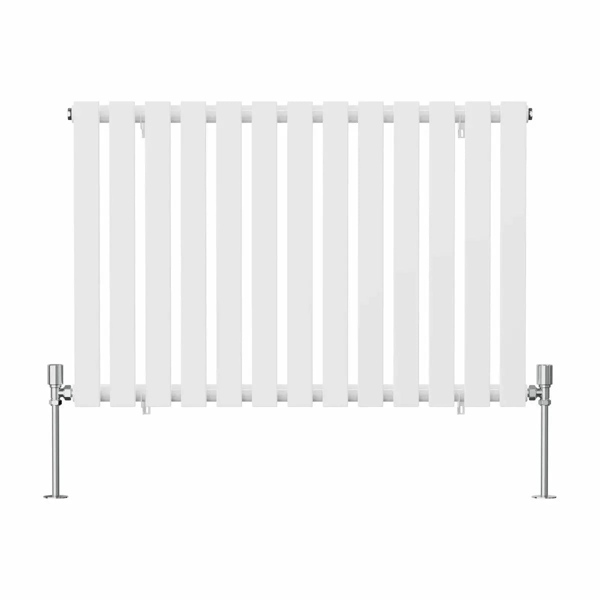 Teramo - Modern horizontal flat panel radiator white