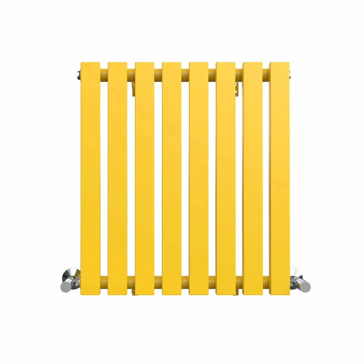 Teramo - Modern horizontal flat panel radiator zinc yellow