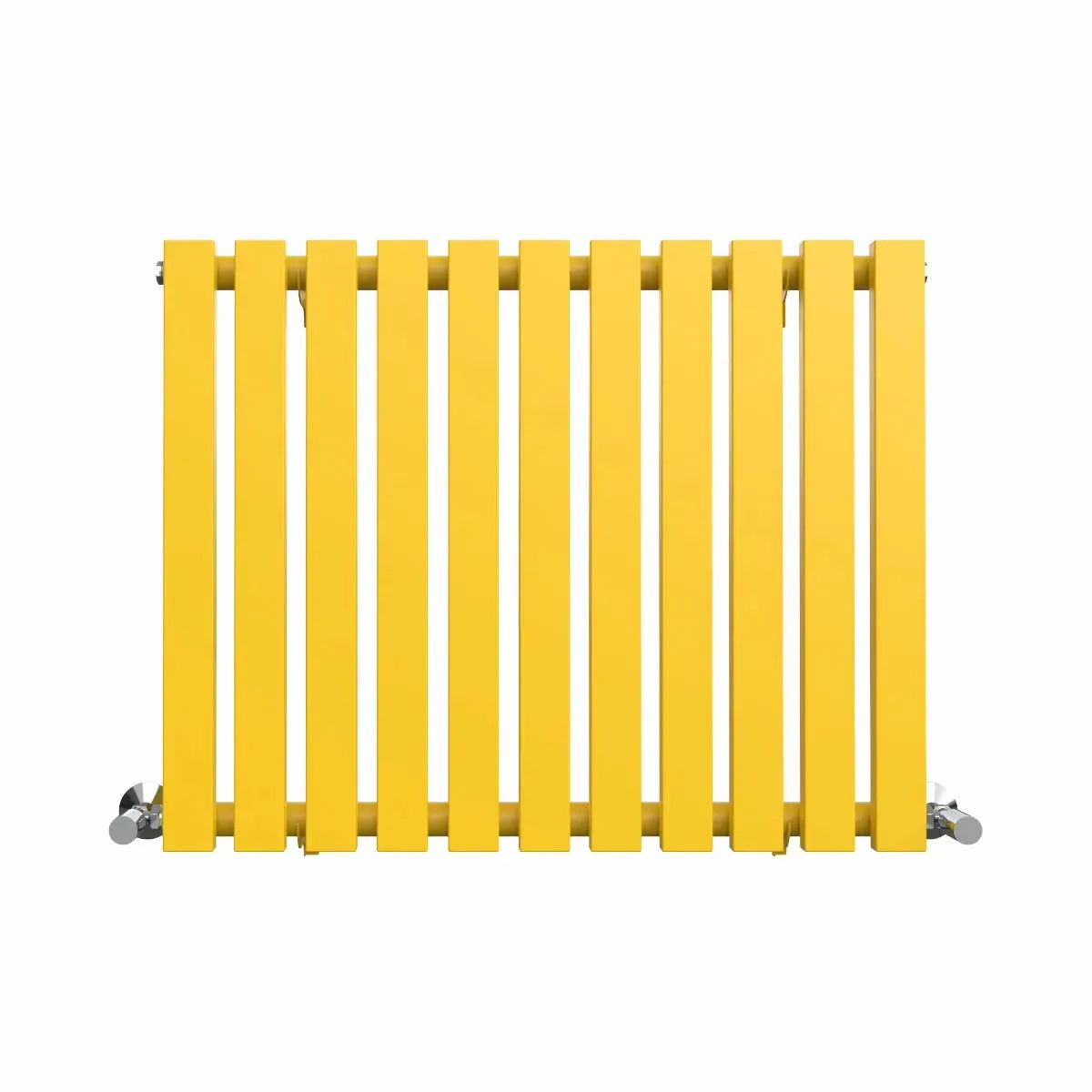 Teramo - Modern horizontal flat panel radiator zinc yellow