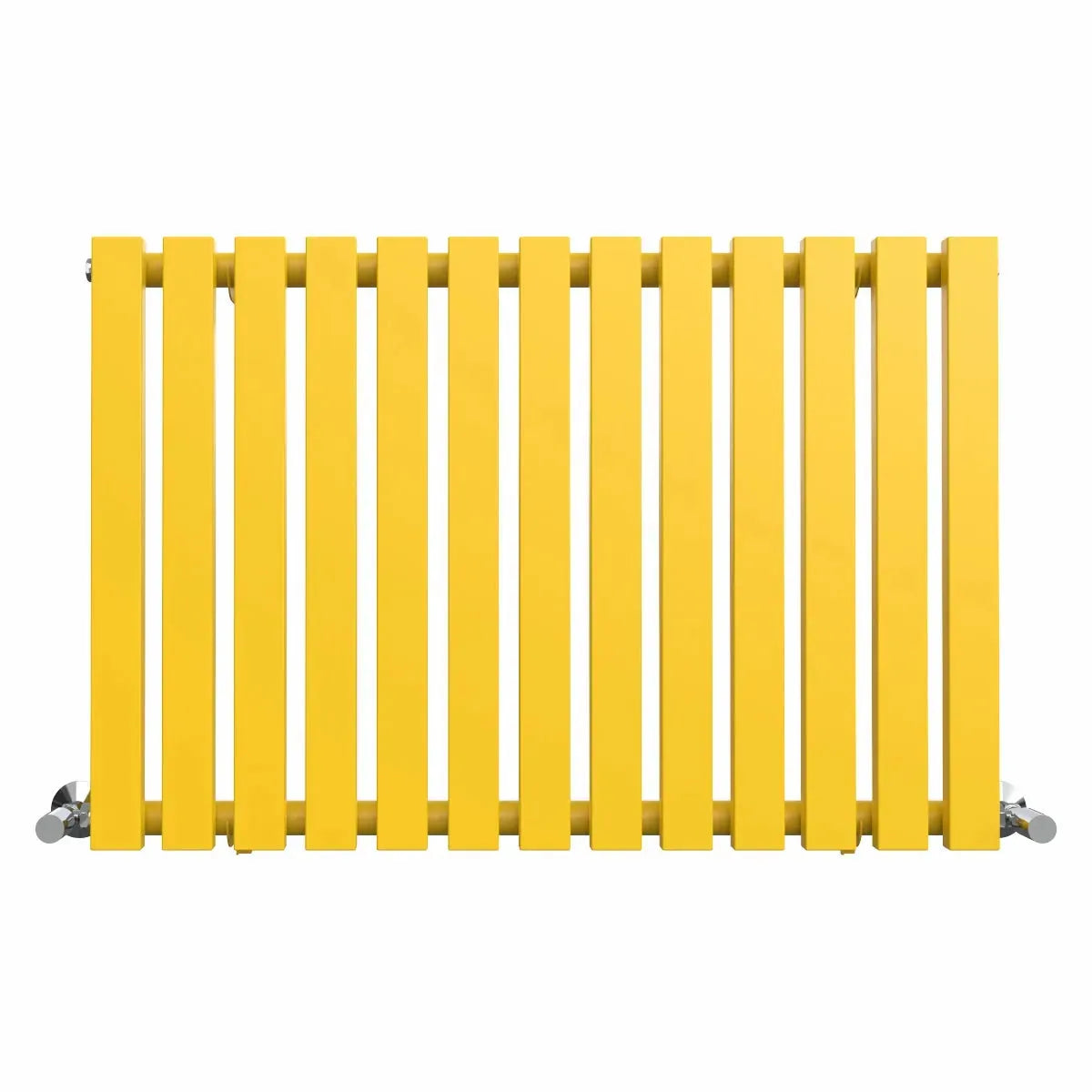 Teramo - Modern horizontal flat panel radiator zinc yellow