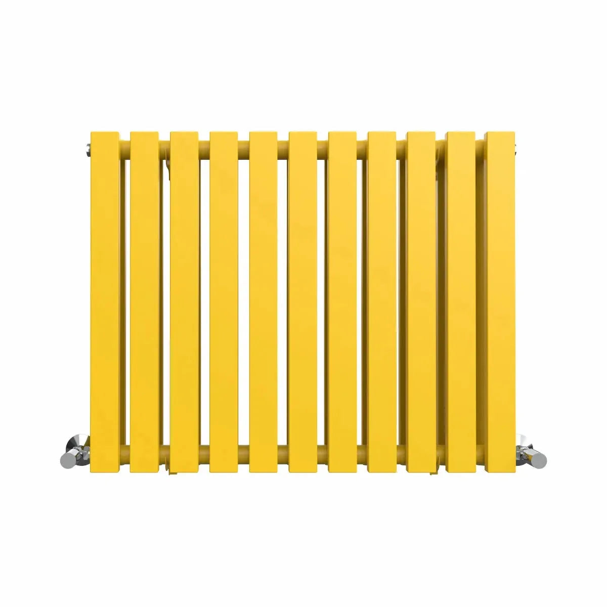 Teramo - Modern horizontal flat panel radiator zinc yellow