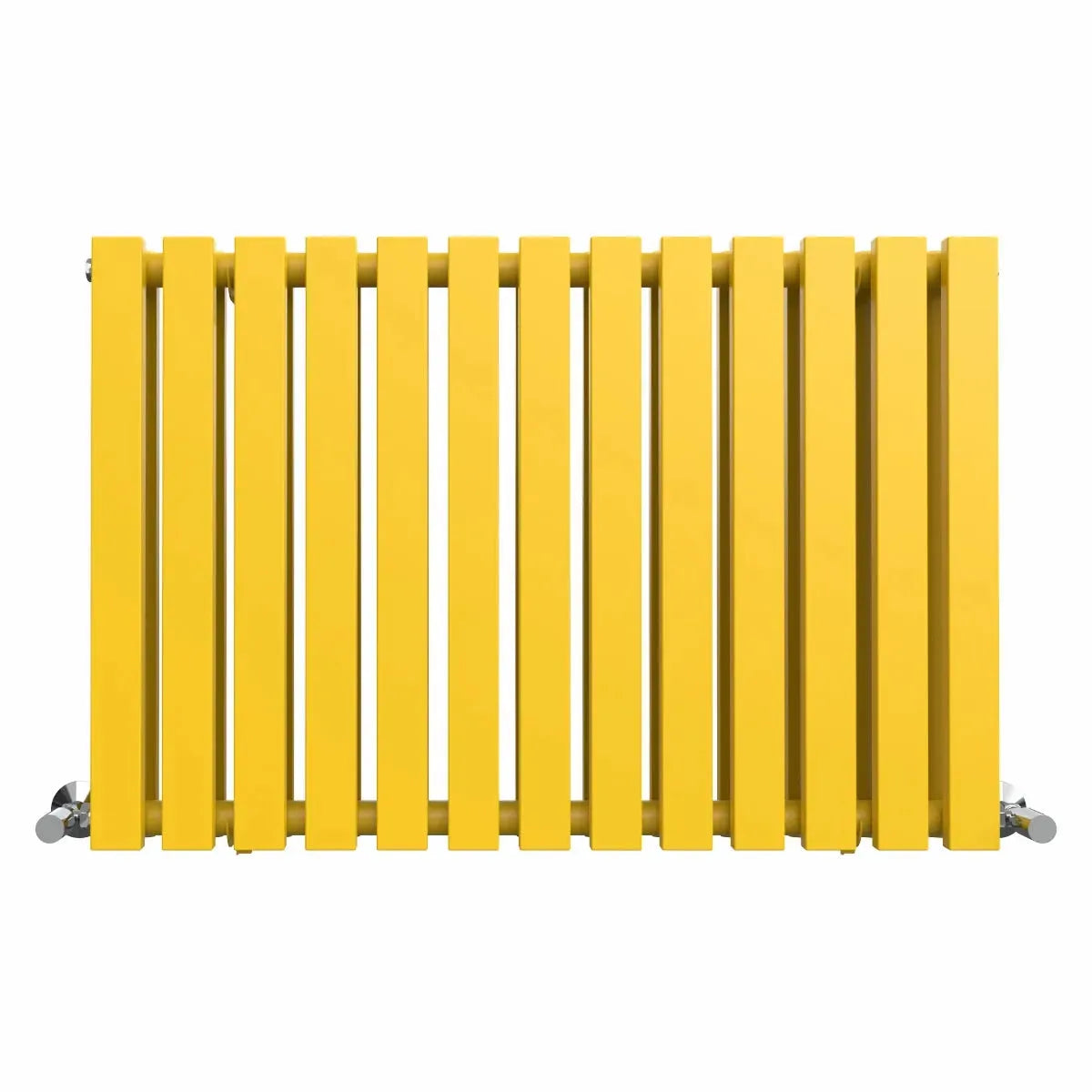 Teramo - Modern horizontal flat panel radiator zinc yellow