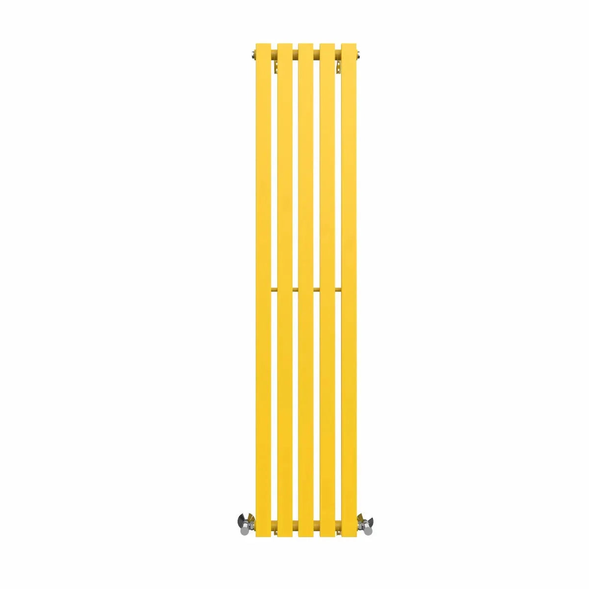 Teramo - Modern vertical flat panel radiator zinc yellow