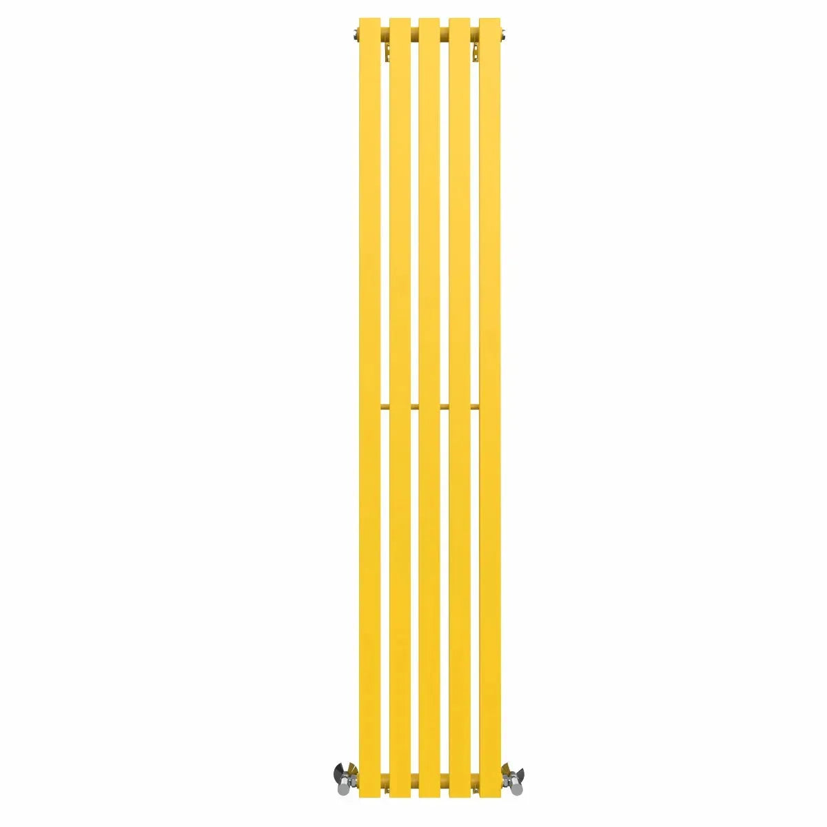 Teramo - Modern vertical flat panel radiator zinc yellow