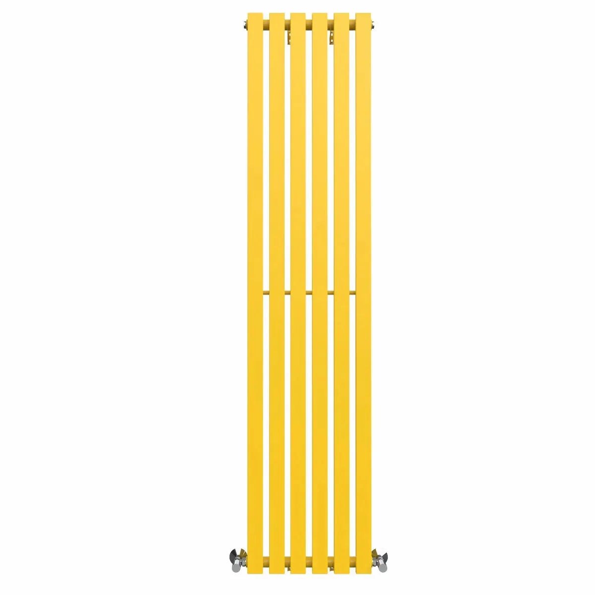 Teramo - Modern vertical flat panel radiator zinc yellow