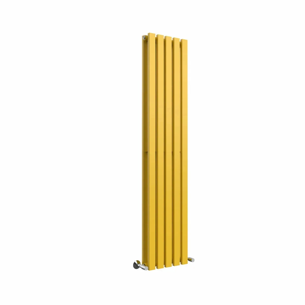 Teramo - Modern vertical flat panel radiator zinc yellow