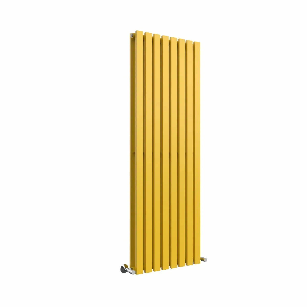 Teramo - Modern vertical flat panel radiator zinc yellow