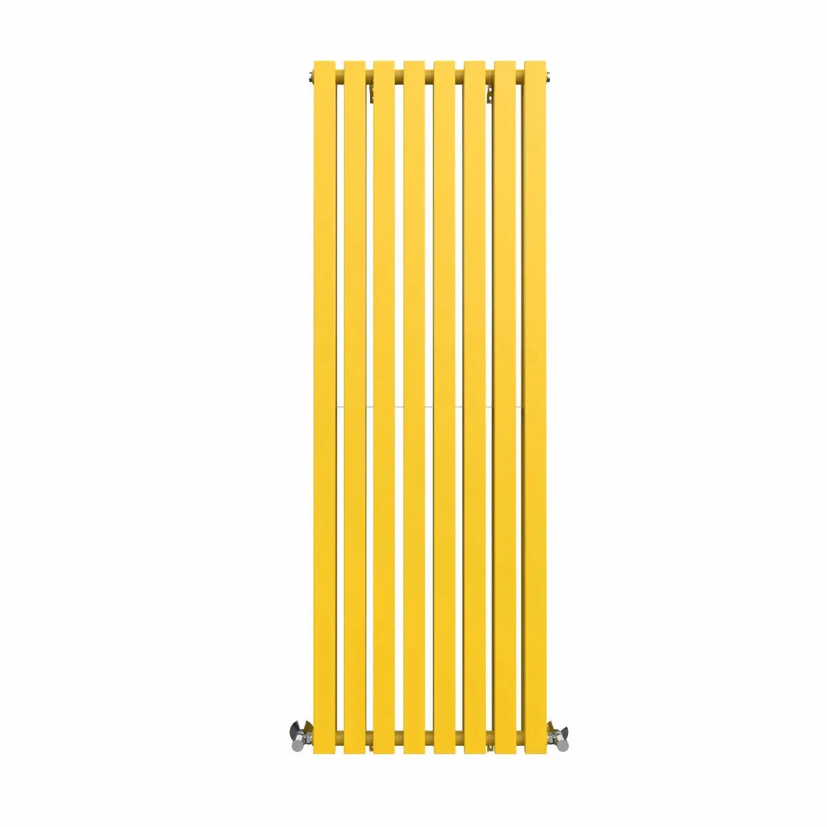 Teramo - Modern vertical flat panel radiator zinc yellow