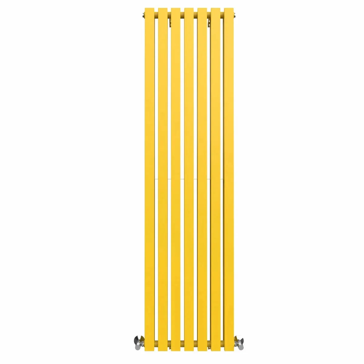 Teramo - Modern vertical flat panel radiator zinc yellow