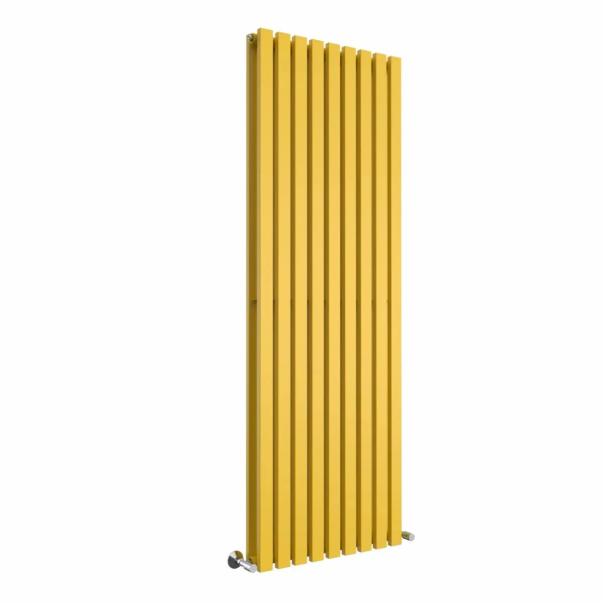 Teramo - Modern vertical flat panel radiator zinc yellow