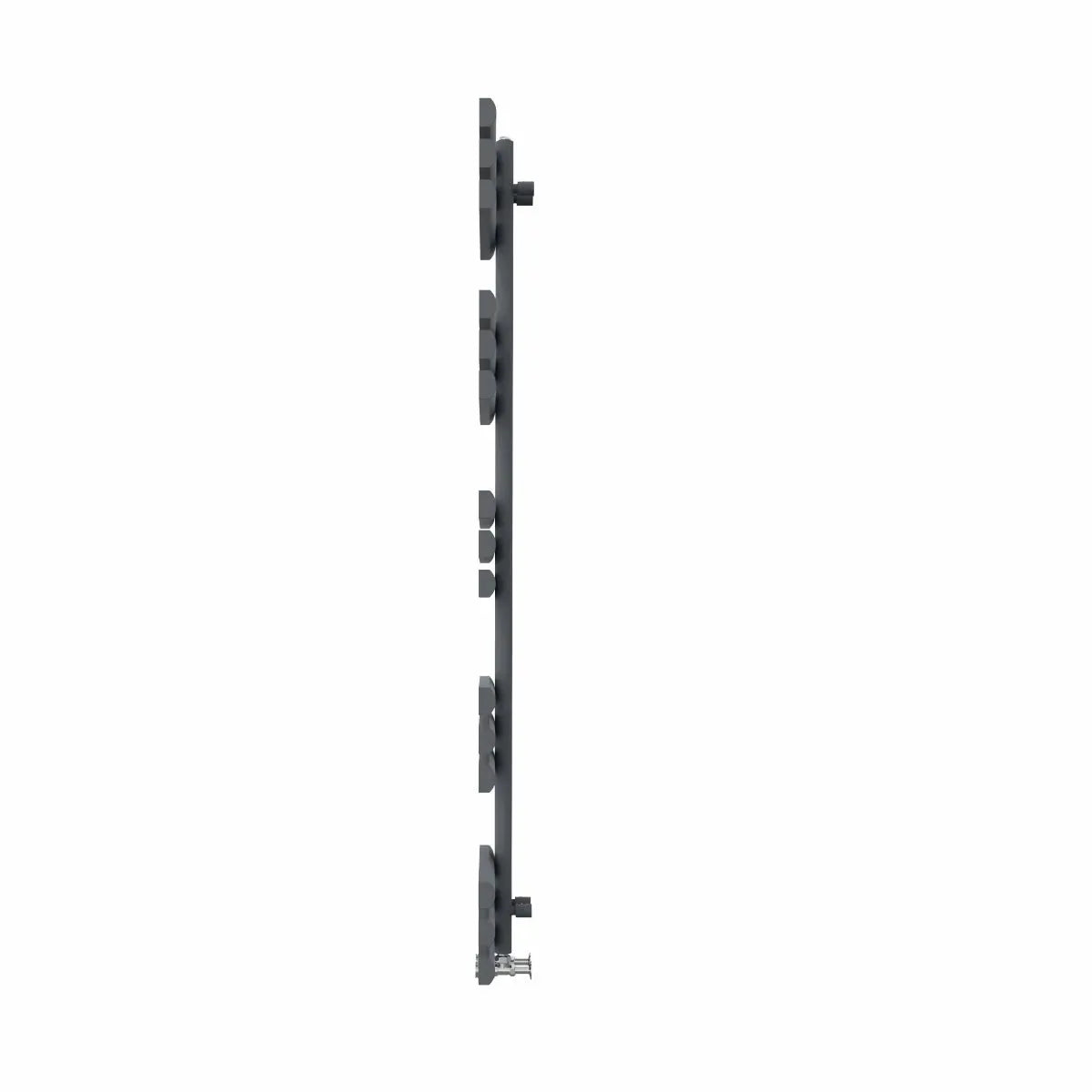 Burano - Designer heated towel rail anthracite - Warmthology