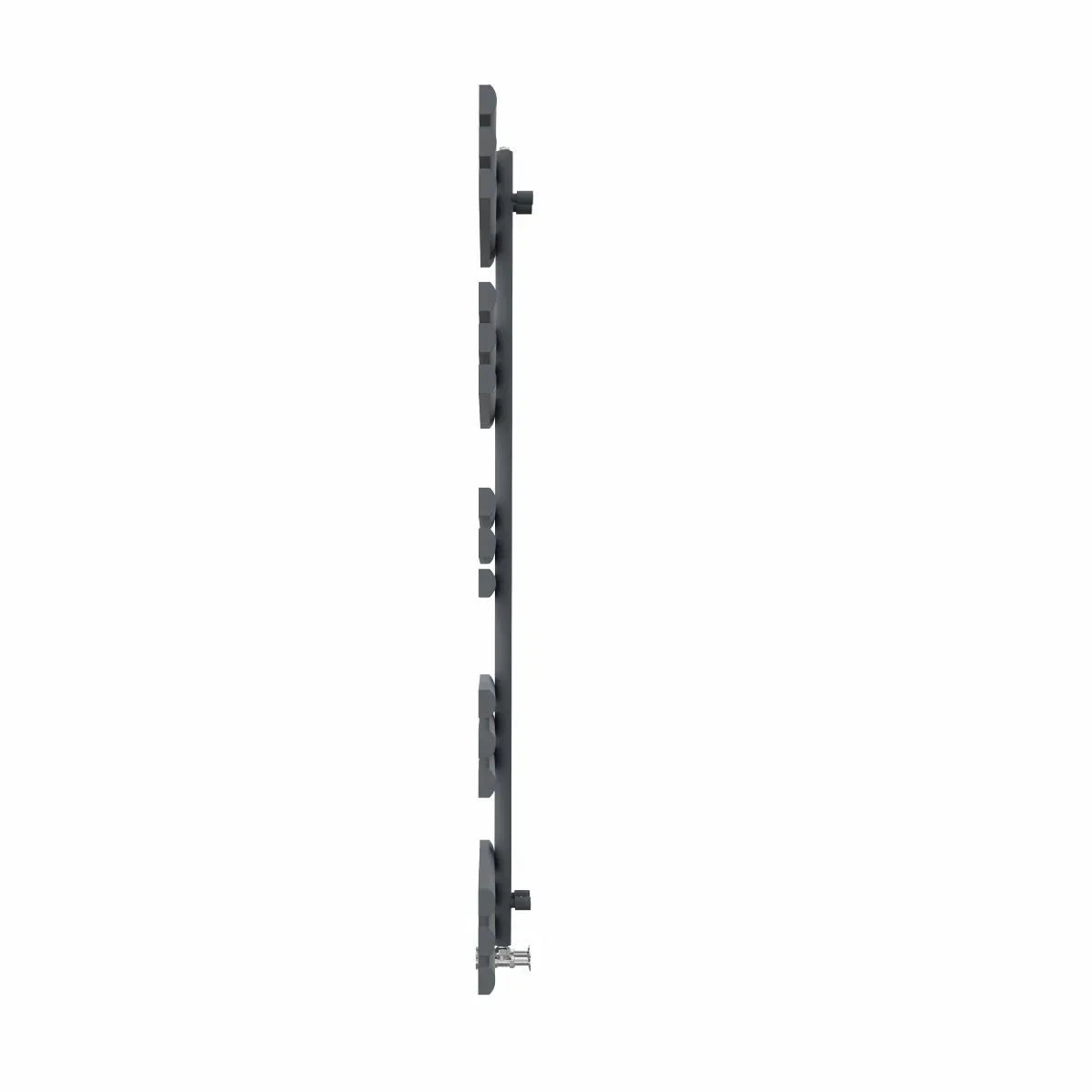 Burano - Designer heated towel rail anthracite - Warmthology