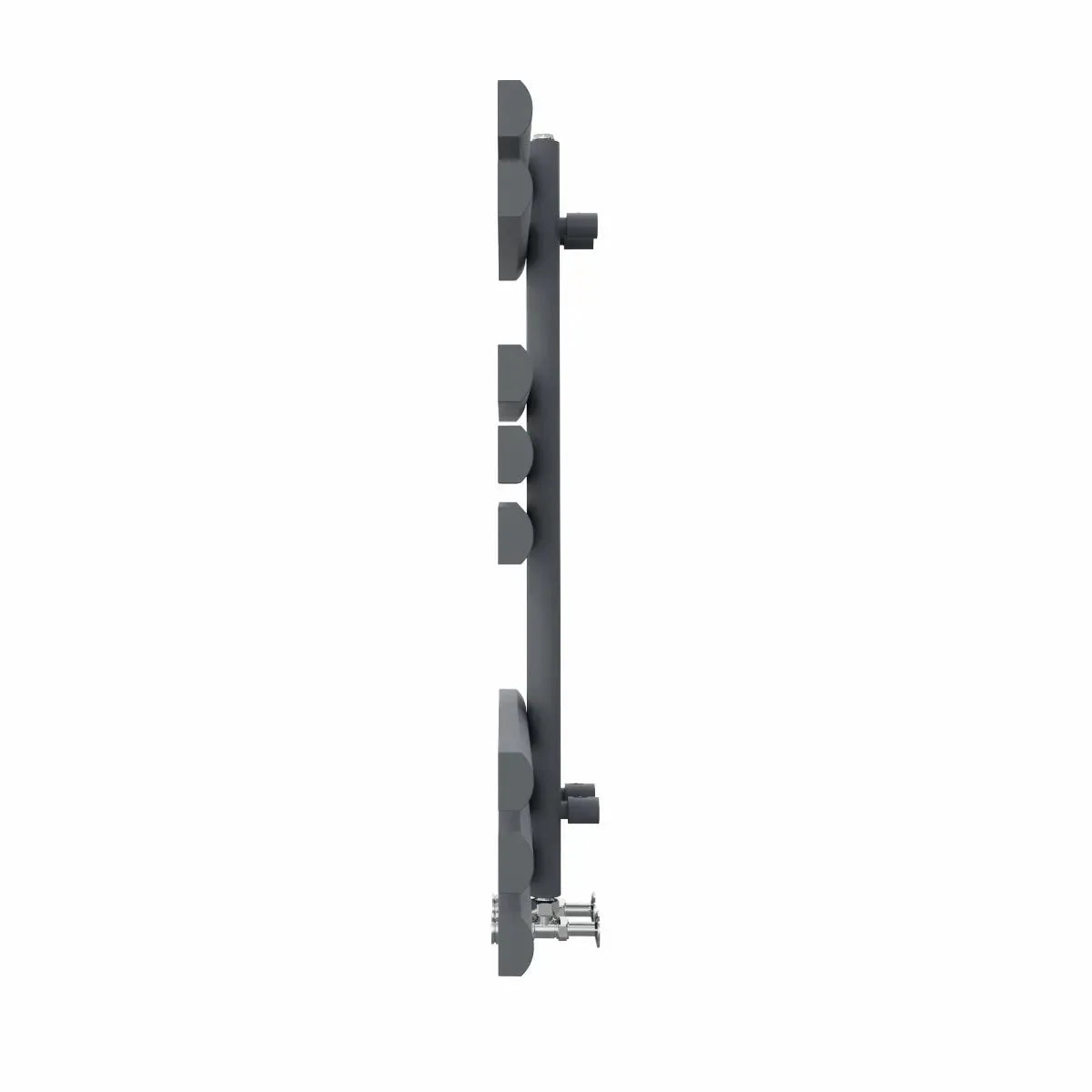 Burano - Designer heated towel rail anthracite - Warmthology