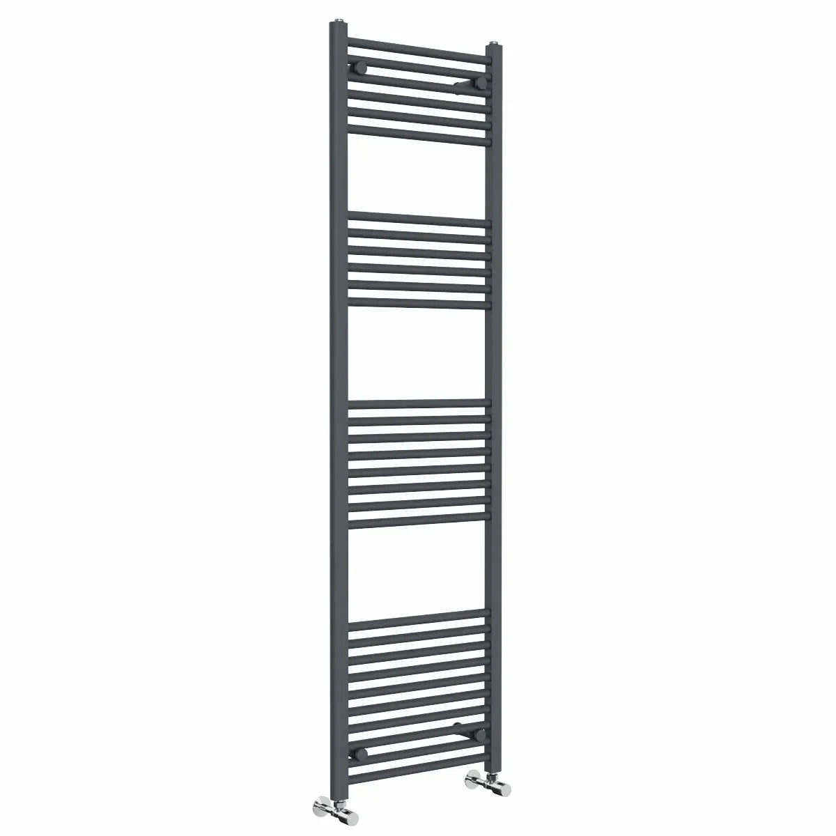 Enna - Straight heated towel rail anthracite - Warmthology