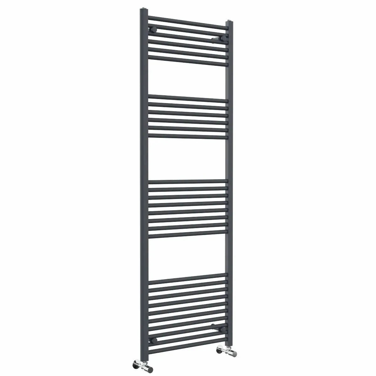 Enna - Straight heated towel rail anthracite - Warmthology