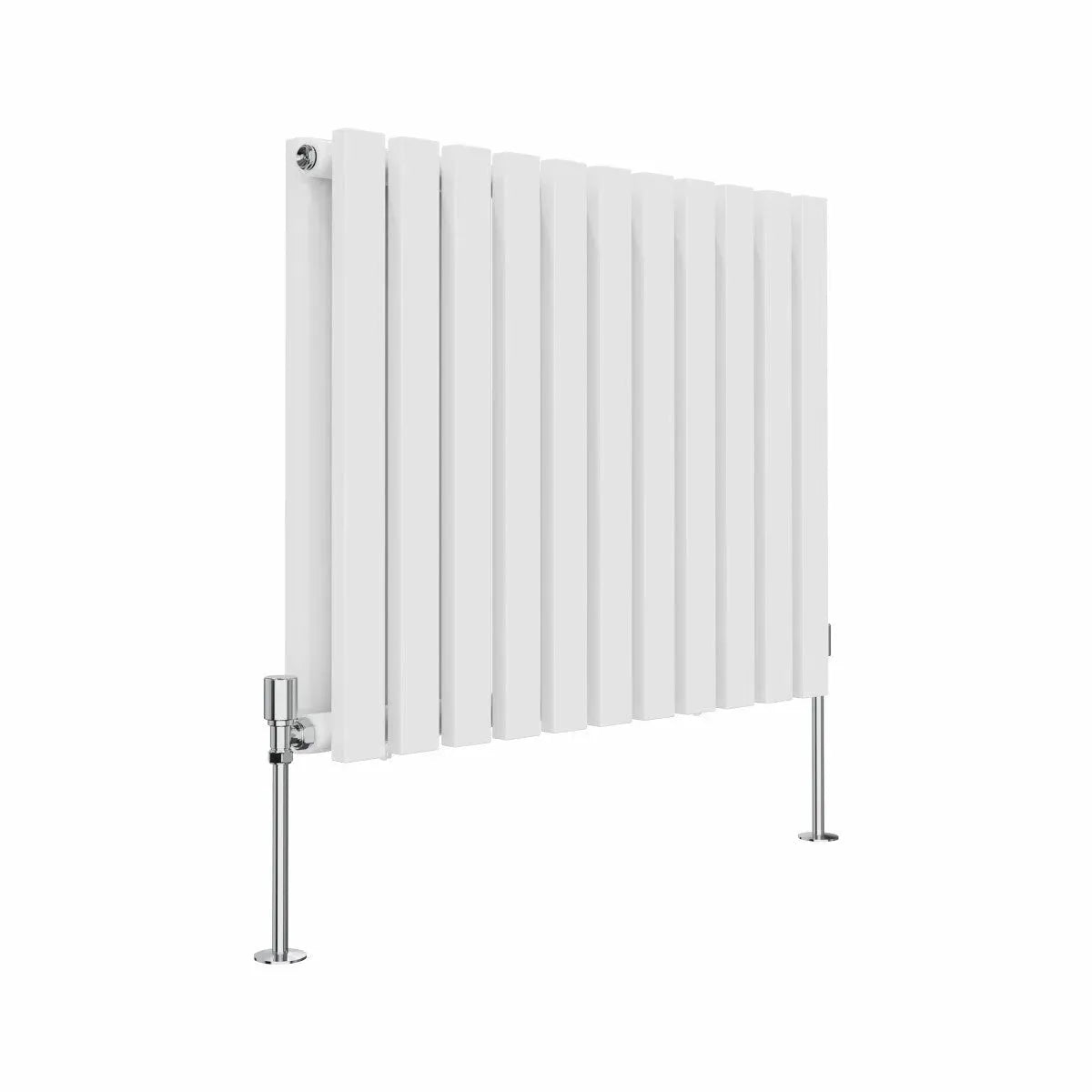 Teramo - Modern horizontal flat panel radiator white - Warmthology