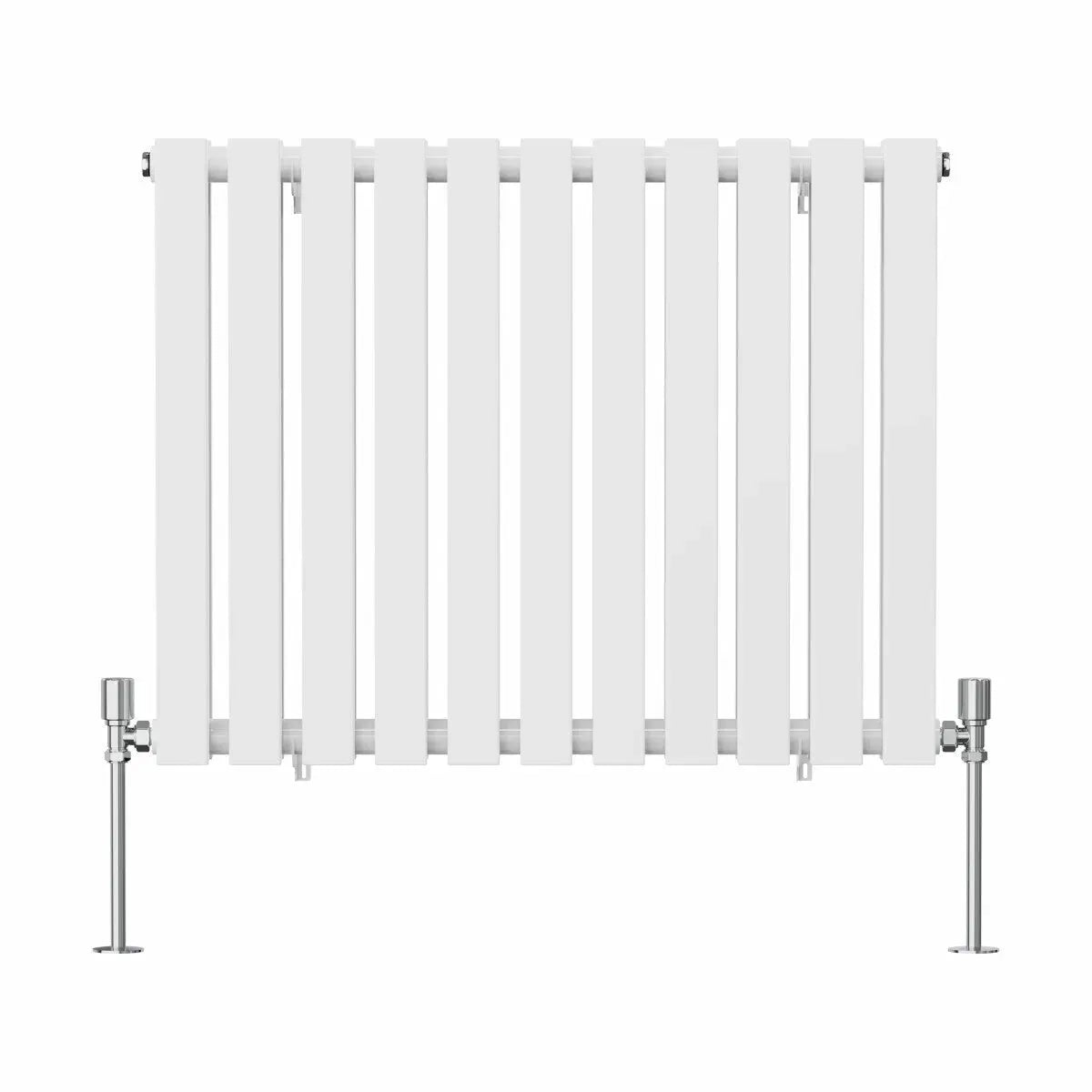 Teramo - Modern horizontal flat panel radiator white - Warmthology