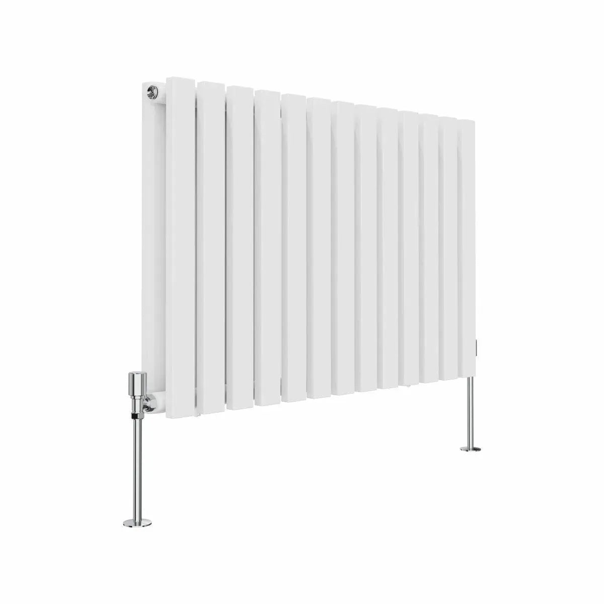 Teramo - Modern horizontal flat panel radiator white - Warmthology