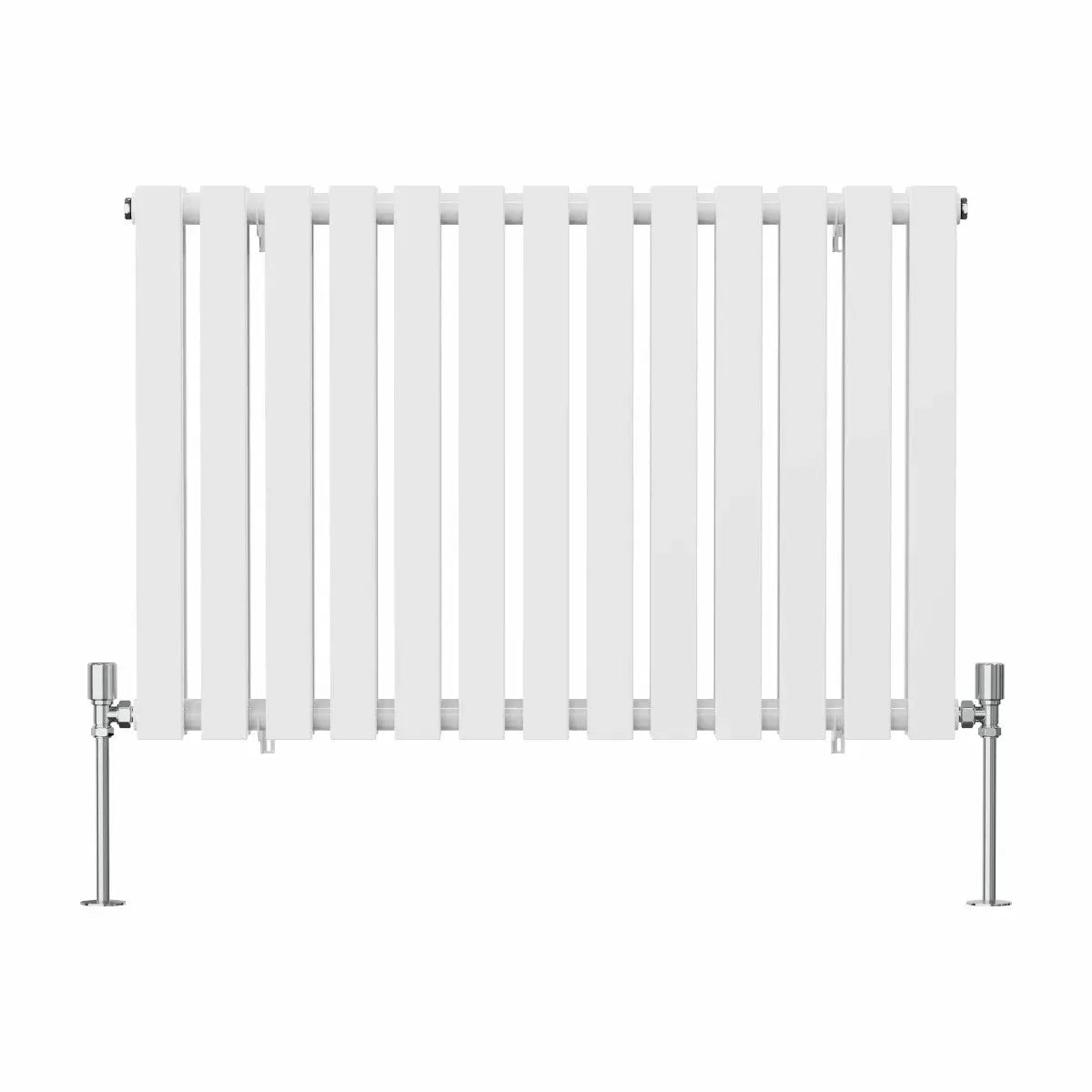 Teramo - Modern horizontal flat panel radiator white - Warmthology