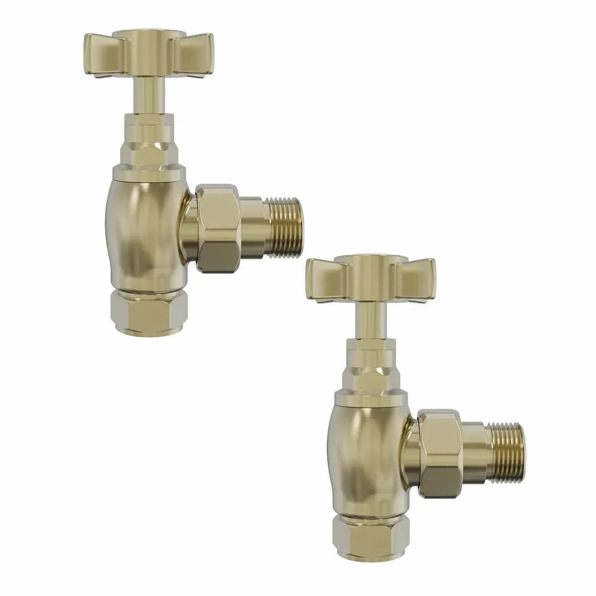 Traditional cross-head corner radiator valves - Warmthology